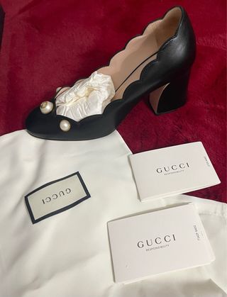 Décolleté Gucci Nere Donna Tg 37,5 usate 2 ore