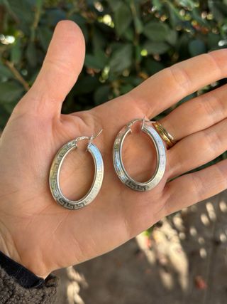 Orecchini lavorati argento 925