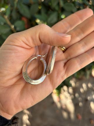 Orecchini lavorati argento 925