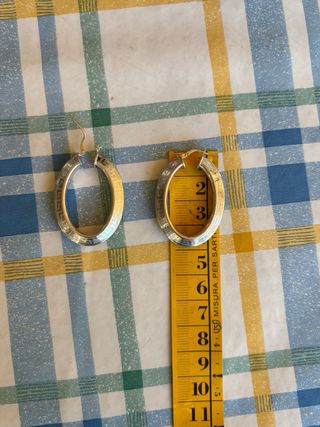 Orecchini lavorati argento 925