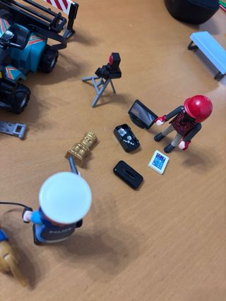 Playmobil Control Policial con Perro y Moto