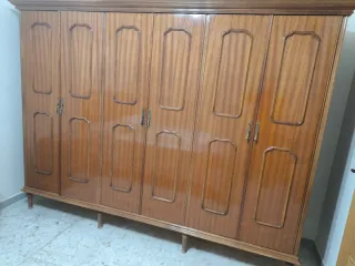 Dormitorio y salón madera de halla