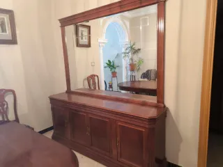 Dormitorio y salón madera de halla