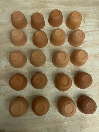Mini vasetti in coccio - Set da 20