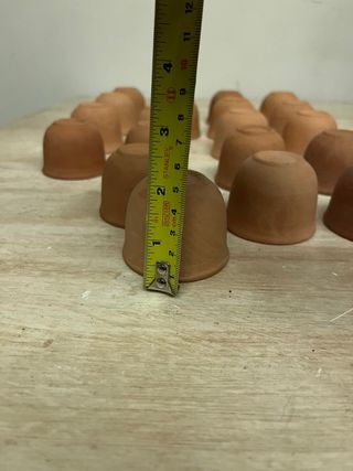 Mini vasetti in coccio - Set da 20