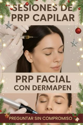 Sesiones de PRP, capilar y facial con Derma Pen