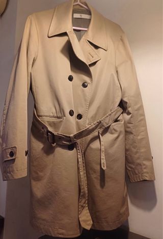 Gabardina Uniqlo Jil Sander Hombre Gris L