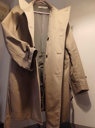 Gabardina Uniqlo Jil Sander Hombre Gris L