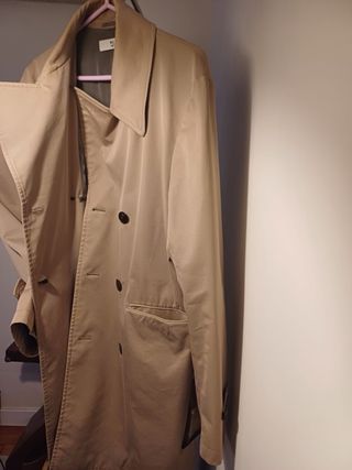 Gabardina Uniqlo Jil Sander Hombre Gris L