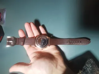 Relojes Skyline Marrón y Dorado