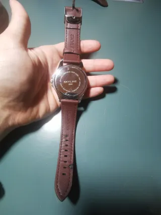 Relojes Skyline Marrón y Dorado