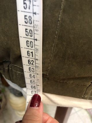 Cazadora verde lentejuelas talla L