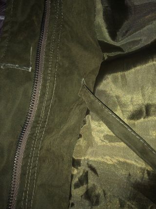 Cazadora verde lentejuelas talla L