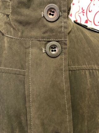 Cazadora verde lentejuelas talla L