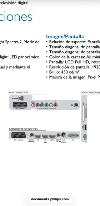 TV Philips Ambilight 42 pulgadas