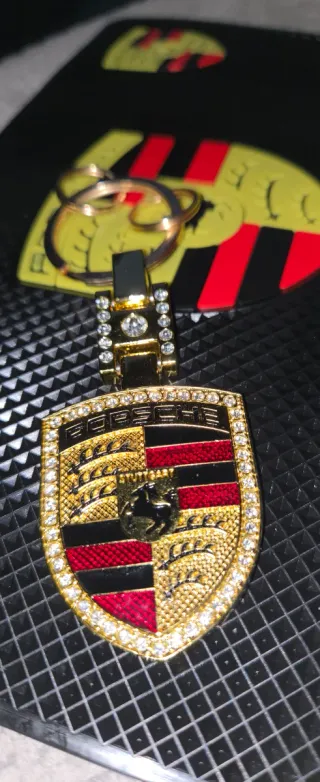 Llavero Porsche Lujo Diamantes