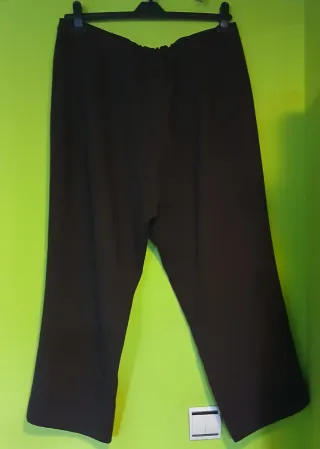 Pantalón marrón talla grande