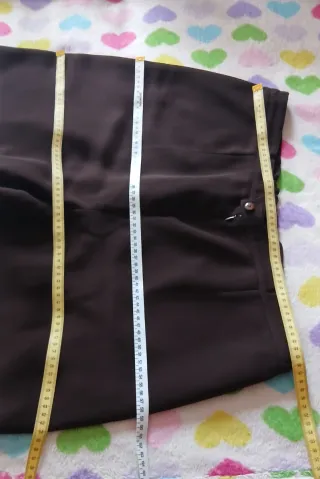 Pantalón marrón talla grande