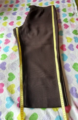 Pantalón marrón talla grande