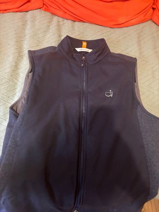 Chaleco Peter Millar Golf Azul/Gris