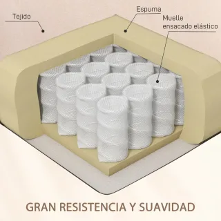 Sillón Reclinable Masaje Beige