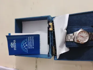 Reloj Festina Mujer Plata y Blanco
