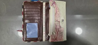 Cartera Paper Plane diseño postal