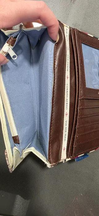 Cartera Paper Plane diseño postal