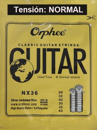 10 Juegos Cuerdas Guitarra FLAMENCA Orphee NX36