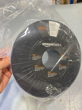 Filamento PETG Amazon Basics 1.75mm Transparente