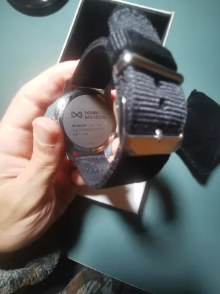 Reloj Mark Maddox Negro y Plateado