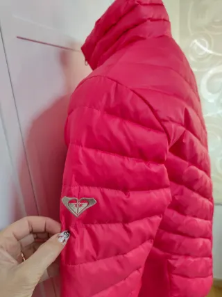 Chaqueta Roxy Plumas fucsia