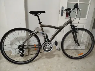 Bicicleta Híbrida Btwin Talla L