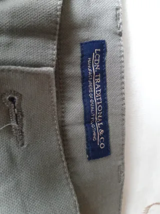 Pantalón de caballero verde talla 50