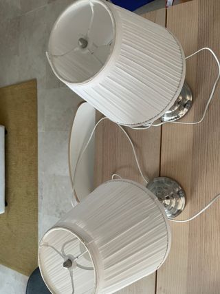2 Lámparas Mesa IKEA Arstid Plata