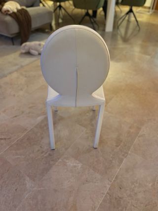 Sillas de comedor blancas