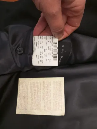 Giacca Loro Piana tg 50 nera uomo