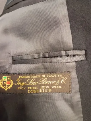 Giacca Loro Piana tg 50 nera uomo