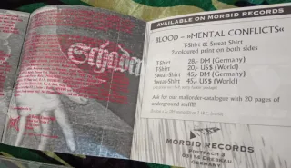 Blood. Mental Conflicts 1994 CD Álbum