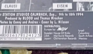 Blood. Mental Conflicts 1994 CD Álbum