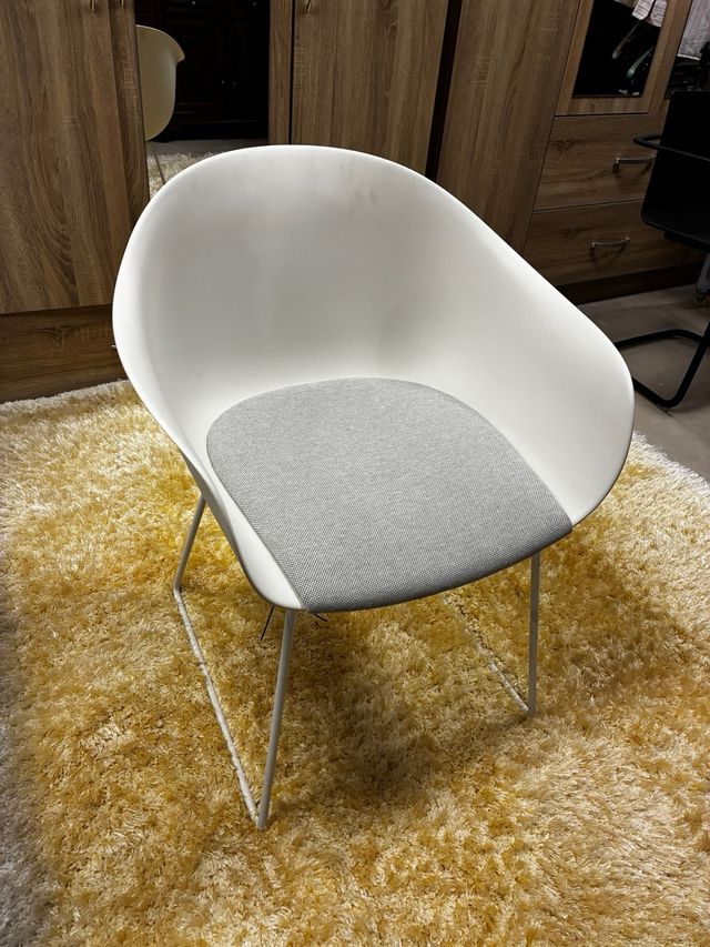 Sillas modernas tela y madera