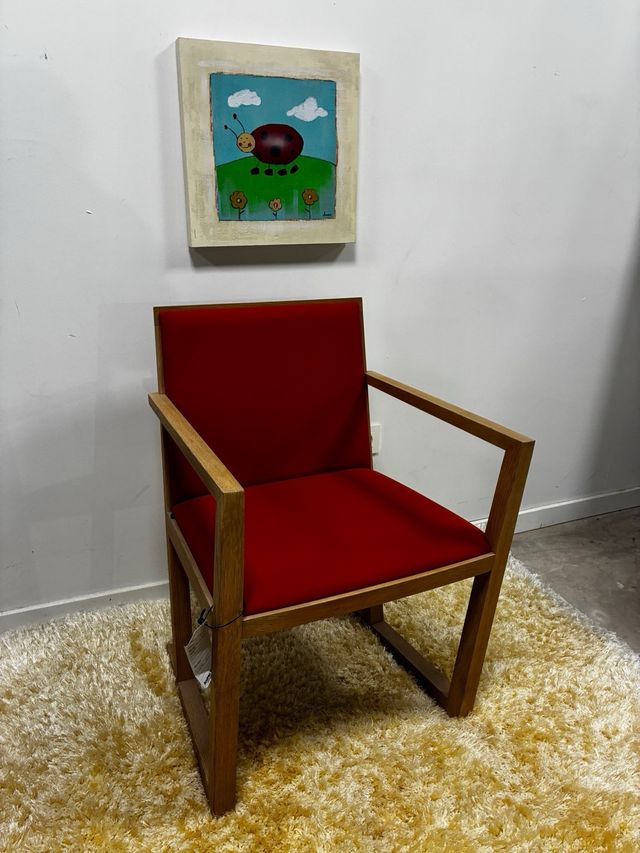 Sillas modernas tela y madera