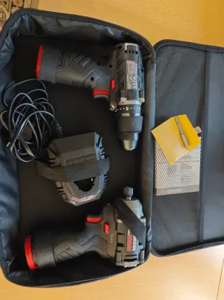 Parkside 12V Atornillador y Taladro Percusión