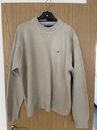 Jersey Tommy Hilfiger Beige Invierno