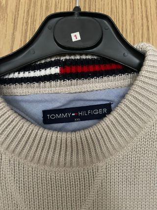 Jersey Tommy Hilfiger Beige Invierno