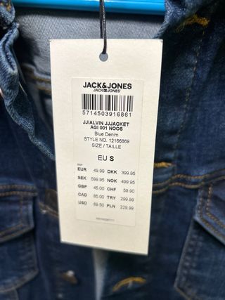 Chaqueta Vaquera Jack & Jones Azul