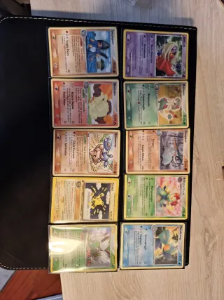 Lotto carte Pokemon: Marshtomp, Bellossom, Shifty,