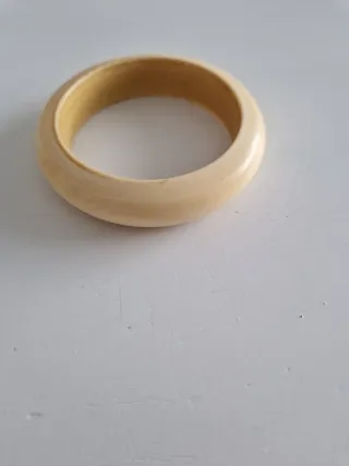 Pulsera marfil beige