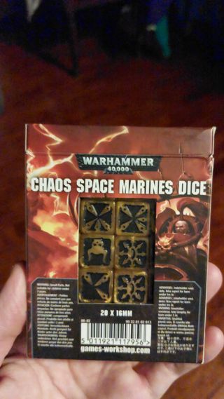 Warhammer 40,000 Chaos Space Marines Dice set
