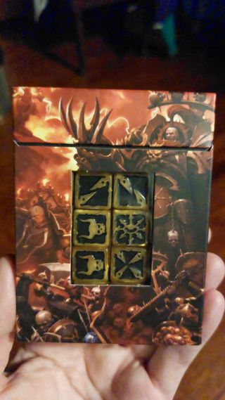 Warhammer 40,000 Chaos Space Marines Dice set